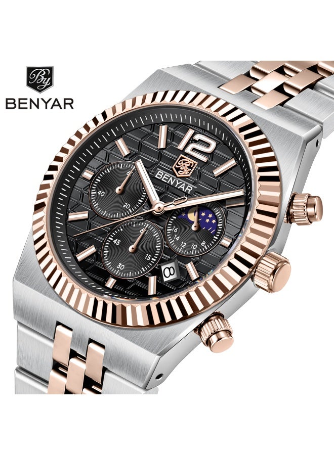 بينيار ساعات رجاليه  كوارتز ضد الماء - Image 1