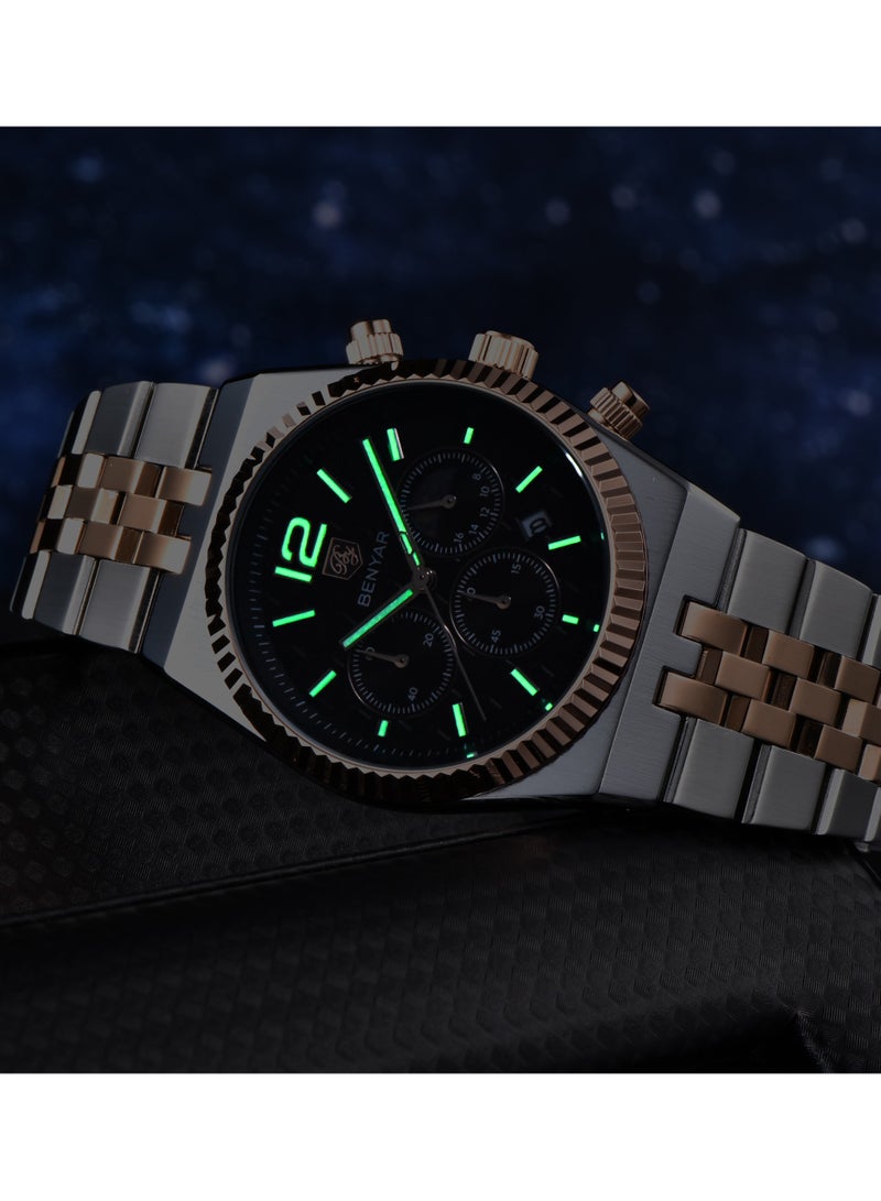 بينيار ساعات رجاليه  كوارتز ضد الماء - Image 3