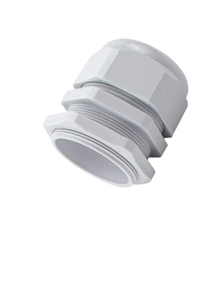 Armoured Cable Gland Kit for Outdoor Sockets and Junction Boxes & Industrial Use with Lock Nut PVC Shroud and Earth Tag (25L, BW) - Image 3