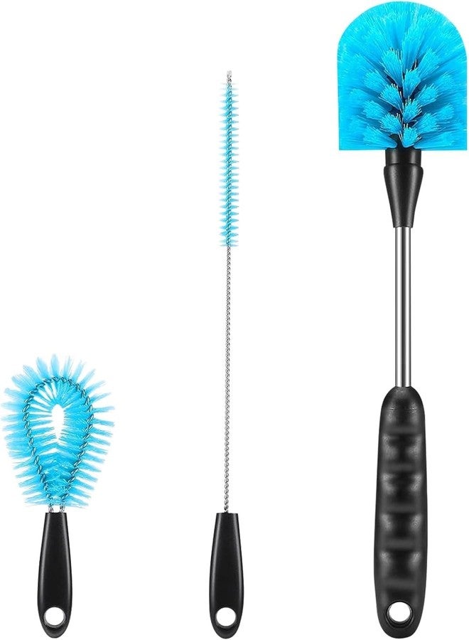 ZAKUDI 3Pcs Bottle Cleaner Brush Set | 15 inch Long Handle Washing Baby Bottle Cleaning Brushes for Narrow Neck Water Bottles Tumblers Straws Coffee Mugs Sport Bottles Flasks and Thermos Lid Cup Brush - Image 2