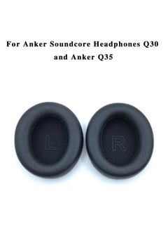 نيبمينينت وسادات أذن بديلة لوسادات سماعات Soundcore Life Q30 وQ35، وسادات أذن باللون الأسود  - Image 1