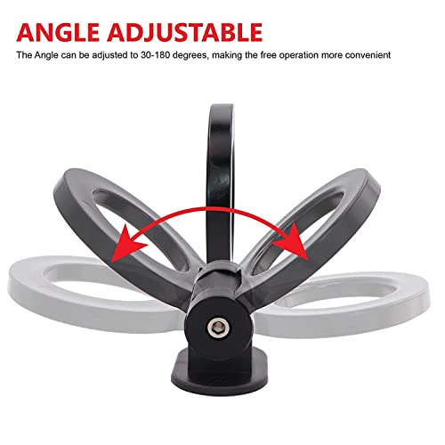 AUTO MT Black Round Car Tow Hook Universal Decorative Racing Style Trailer Sticker Rear Strap Towing Belt Car Bumper (ONLY Decoration) (Black Round Dummy Hook.) - Image 3