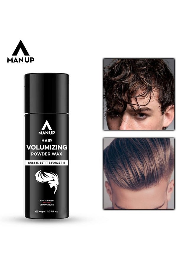 Man-Up Hair Volumizing Powder Wax For Men 10Gm | Strong Hold With Matte Finish Hair Styling | All Natural & Zero Toxin Hair Styling Powder | Vegan & Cruelty Free  - Image 5