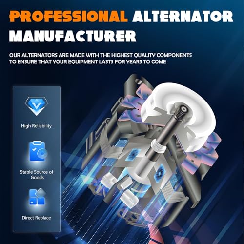 TadaMark Alternator ADR0217 Compatible with 1999-2002 Silverado Sierra 2001-2002 Chevy Express Suburban Tahoe Savana GMC Yukon 2002 Avalanche 40012172 8292N 90-01-4385N - Image 2