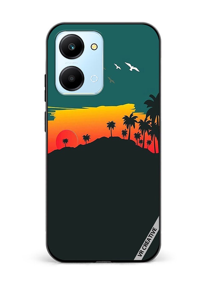 VR CREATIVE Protective Case Cover For Honor Play7T Nature Design Multicolour - Image 1