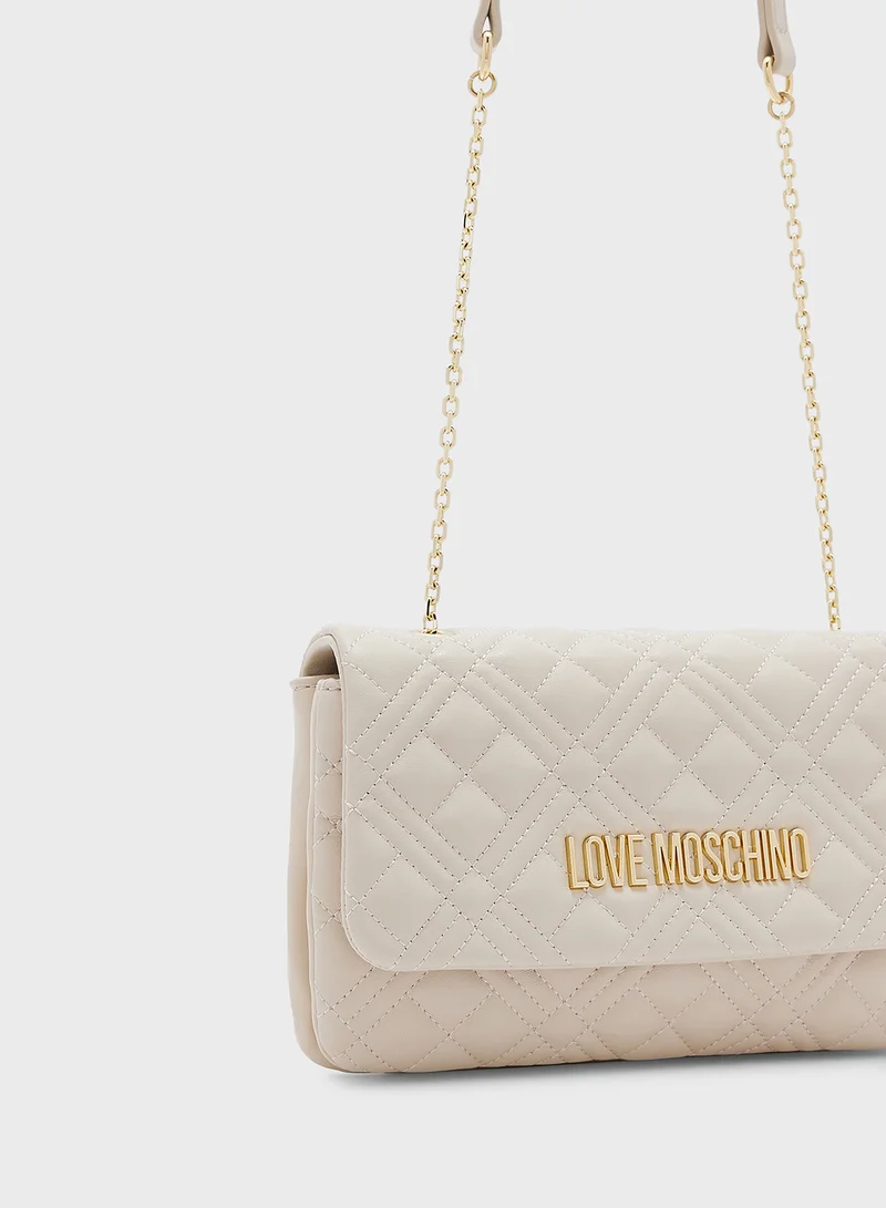 لوف موسكينو IVORY QUILTED PU IVORY QUILTED PU