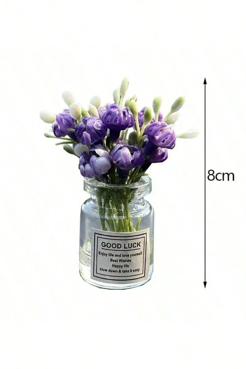 Car Decoration – 2 Pieces: A charming car decor set featuring a cute bunny and floral design, perfect for adding a unique and lovely touch to your car interior. - Image 2