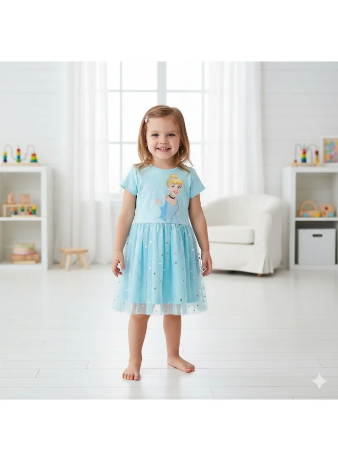 Disney PRINCESS SOFIA - GIRL'S TULLE DRESS 100% COTTON | MESH 100% POLYESTER|