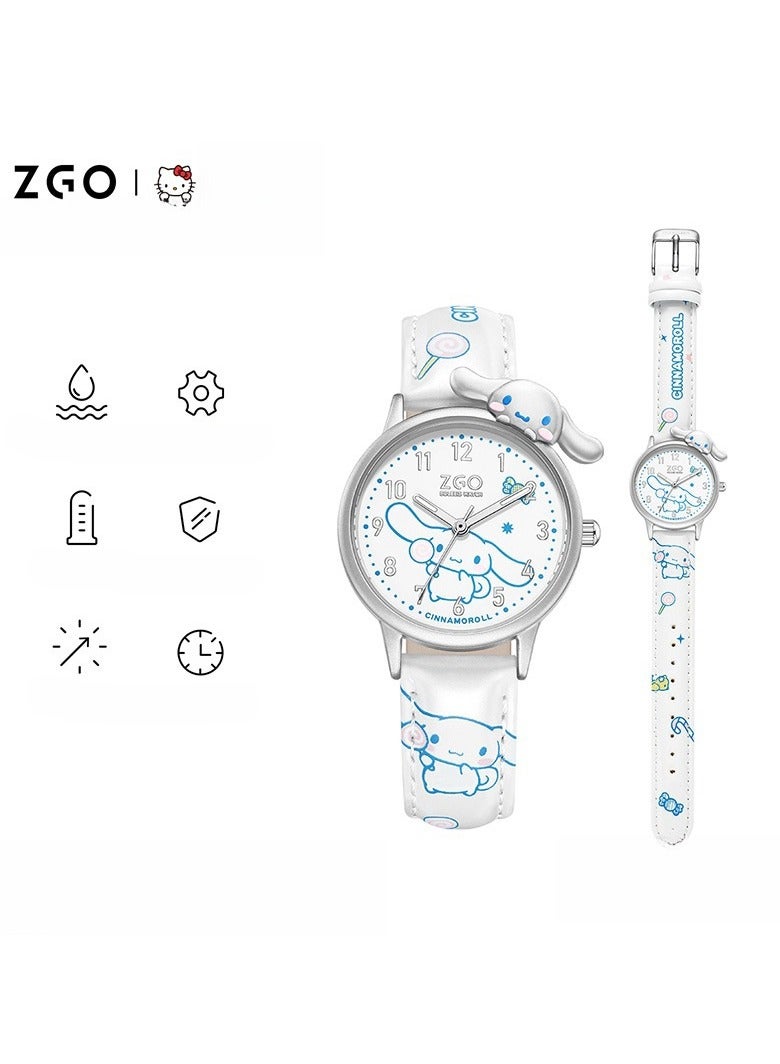 ZGO Girl's School Start Gift Cute Cartoon Watch Children's Waterproof Watch - Image 1