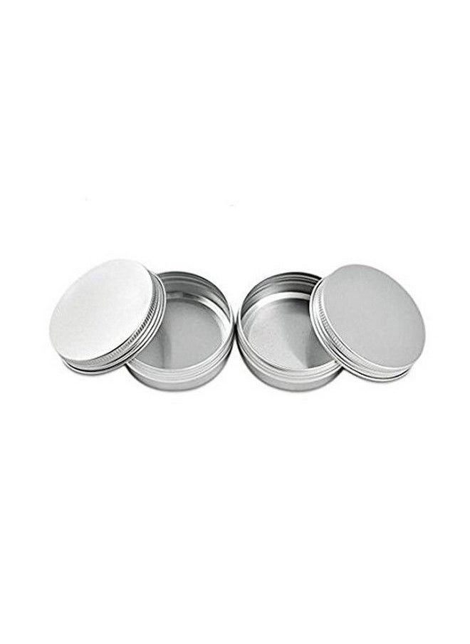 ericotry Pack Of 12 Aluminum Tin Jars Round Pot Screw Cap Lid For Lip Balm Nail Art Cream Cosmetic Make Up Eye Shadow Powder Pot Jar Tin Case Container (10Ml) (15Ml)  - Image 5