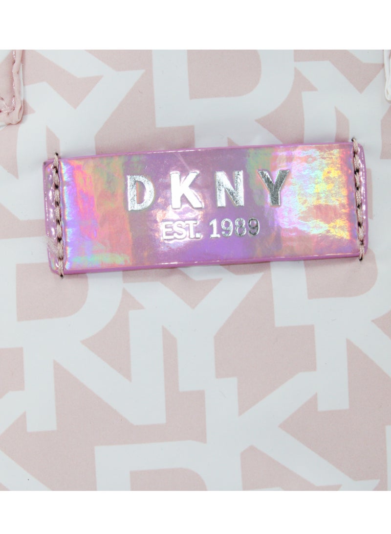 DKNY Signature Puffer Bucket Bag Cosmetic Bag, Travel Make up Bag Small, Small Lightweight Cosmetic Bag Storage Bag, Small Makeup Bag, Travel Toiletry Bag - Image 2
