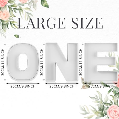 Rossesay 3 Pcs Large Charcuterie Letter 12'' Fillable Tray Charcuterie Box DIY Cardboard Letter Trays for Food 1st 2nd Birthday Anniversary Baby Shower Party Dessert Table(One) - Image 4