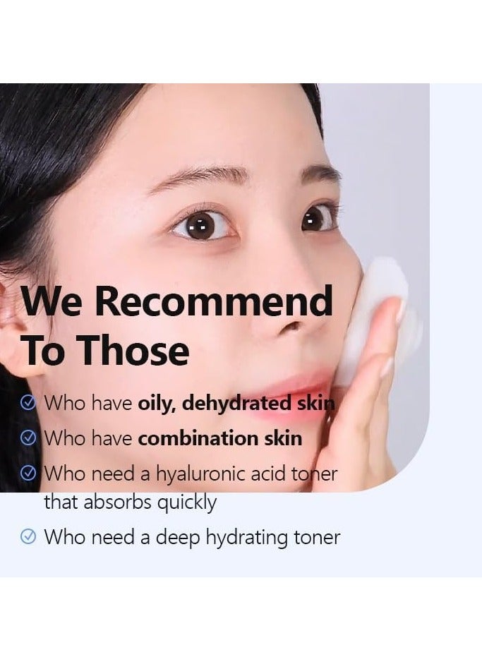 ISNTREE Ultra-Low Molecular Hyaluronic Acid Toner 300ml 10.14 fl.oz| Quick Absorbing Hyaluronic Acid Toner | Deeply hydrates and smoothens The Skin - Image 3