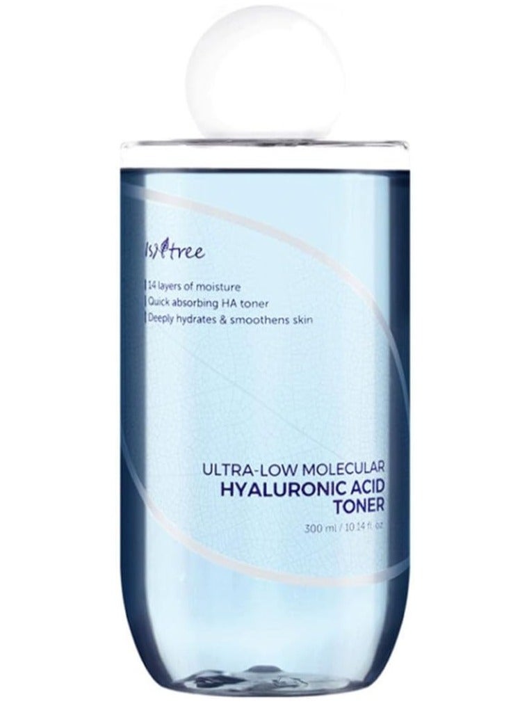 ISNTREE Ultra-Low Molecular Hyaluronic Acid Toner 300ml 10.14 fl.oz| Quick Absorbing Hyaluronic Acid Toner | Deeply hydrates and smoothens The Skin - Image 4