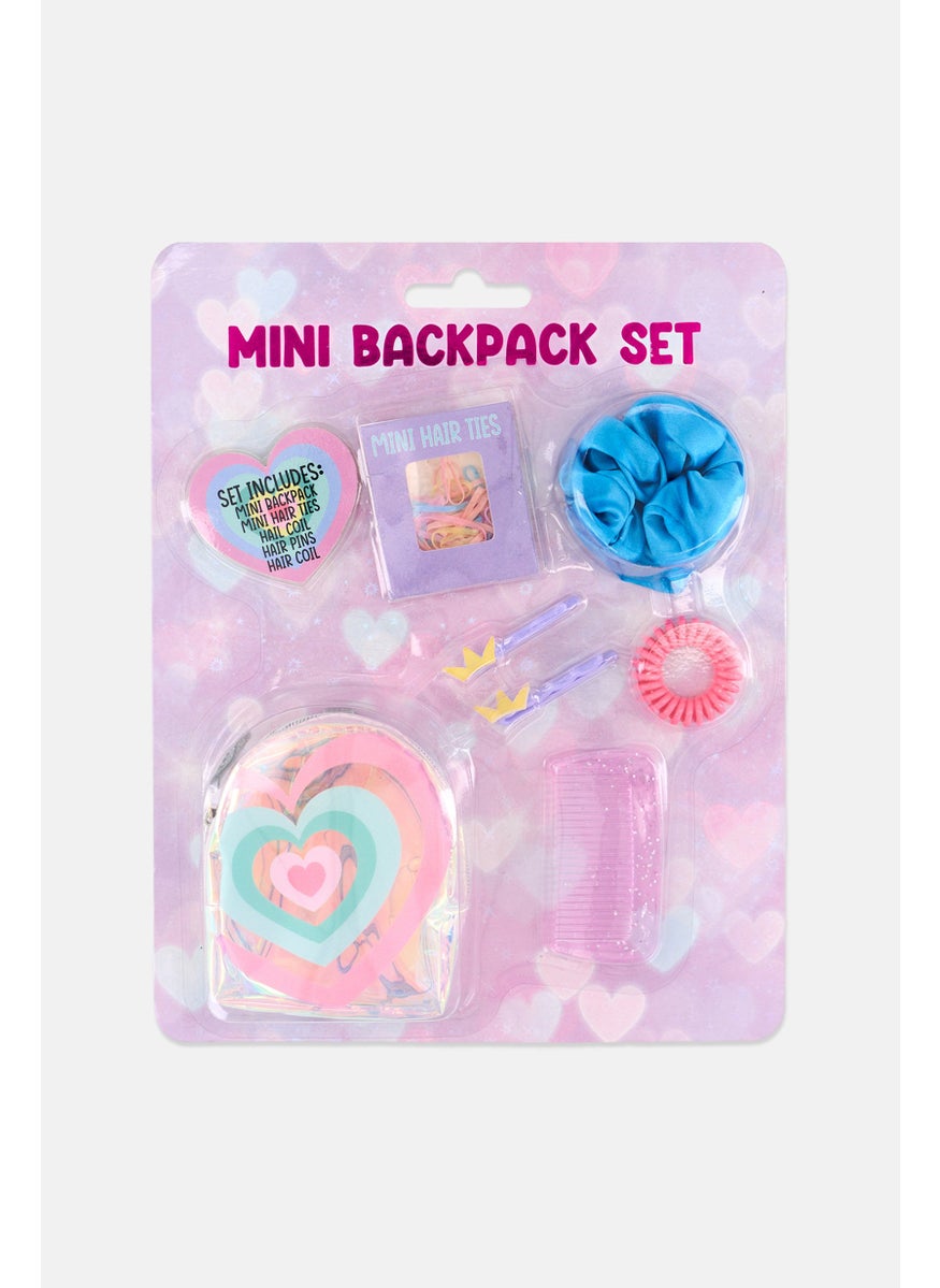 8 Pieces Hair Accessories Set With Mini Backpack, Pink - pzsku/ZD26A1B6A85DA84FD0842Z/45/_/1737728323/5dd99ca0-0198-49fd-bd4c-edb95c00e8ee