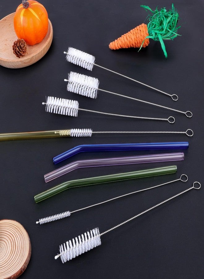 AZEN 15 Pack Straw Cleaner Brush Set, 12 inch Extra Long, 5 Different Diameters Reusable Cleaning Brush for Sippy Cup, Water Bottle and Tubes - Image 5