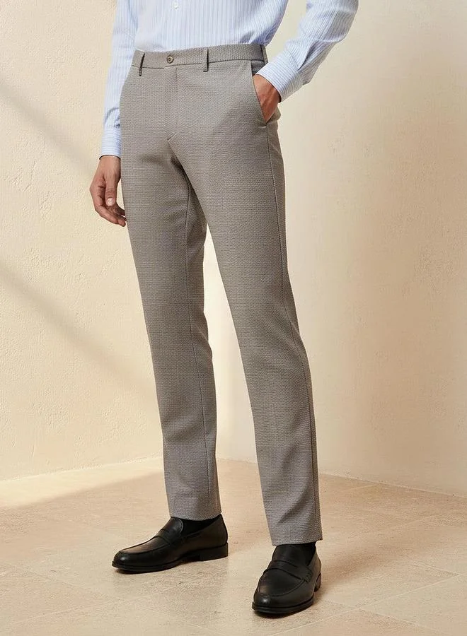 سبلاش فيڤ بنطلون رسمي بقصة سليم وخصر مرن