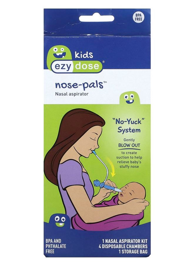 Ezy Dose Kids Nose-Pals Nasal Aspirator 6 Piece Kit 