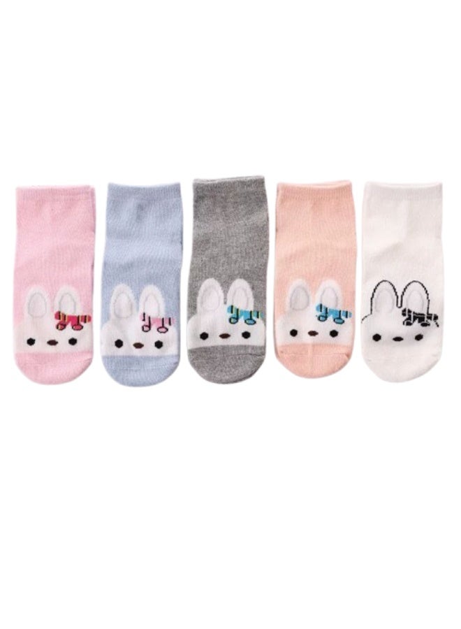 Women's Casual Cotton Ankle Socks Set – Comfortable Everyday Socks for Women (5 Pairs + 1 Gift) – Soft Material - Image 1
