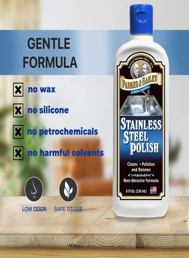 Parker & Bailey Stainless Steel Polish - Best Cleaner for Appliances Sink Grill Cookware Clean, Restore Kitchen Cleaning Supplies Stain Remover - Image 5