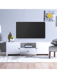 Heather TV Cabinet Entertainment Modern Design Wall Unit Furniture Wooden TV Stand For Living Room, Bedroom TV Unit Rack L160XW40XH50 cm - White - pzsku/ZD26A718748DCB38EBD9EZ/45/_/1677683176/537b46e5-8a4a-4837-84a8-7e2f63f6eb3c