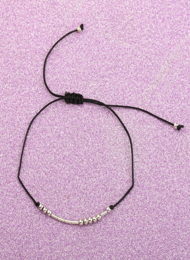 Lywjyb Birdgot Morse Code Bracelet Sober Gift Sobriety Jewelry Sobriety Gift for Women Men (sober silver morse) - Image 5