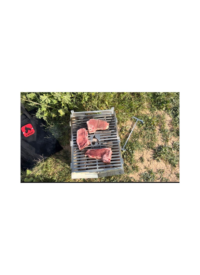 Generic - Solid and rust-resistant portable along carrying Bag BBQ stove with strong thickness - Image 1