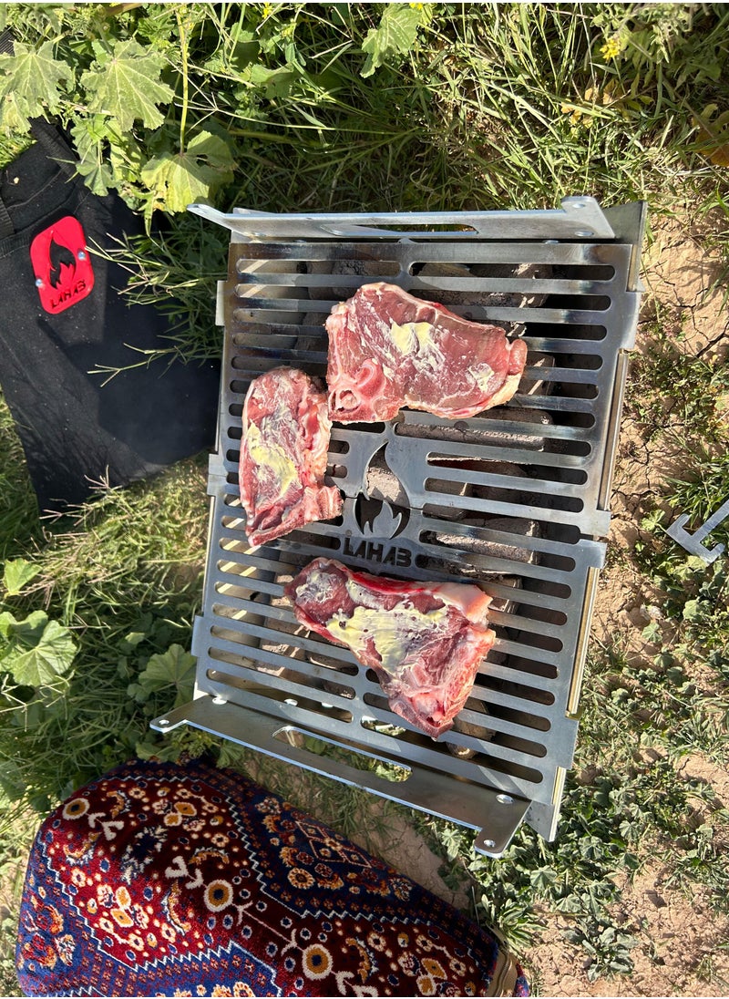 Generic - Solid and rust-resistant portable along carrying Bag BBQ stove with strong thickness - Image 1