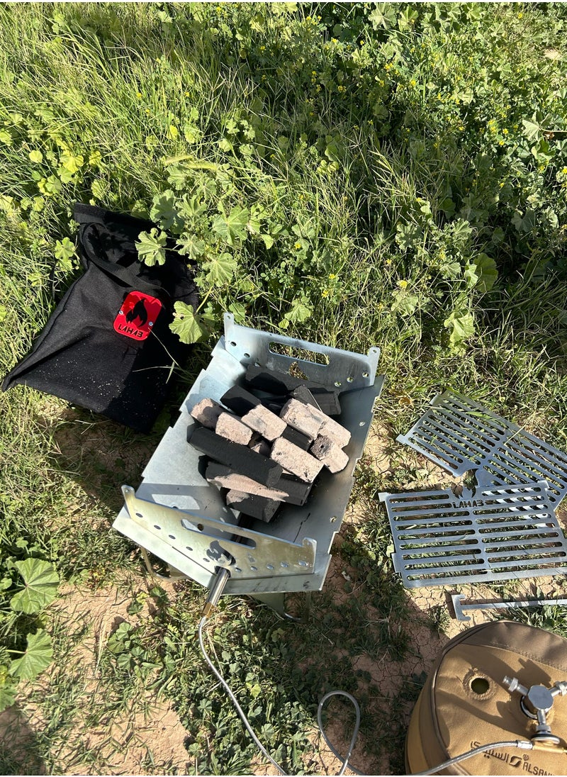 Generic - Solid and rust-resistant portable along carrying Bag BBQ stove with strong thickness - Image 1