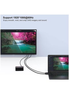 Koodmax - HDMI To VGA Cable 3.5mm Audio and USB Power Supported - 1080P - 3 Meters  - Image 2