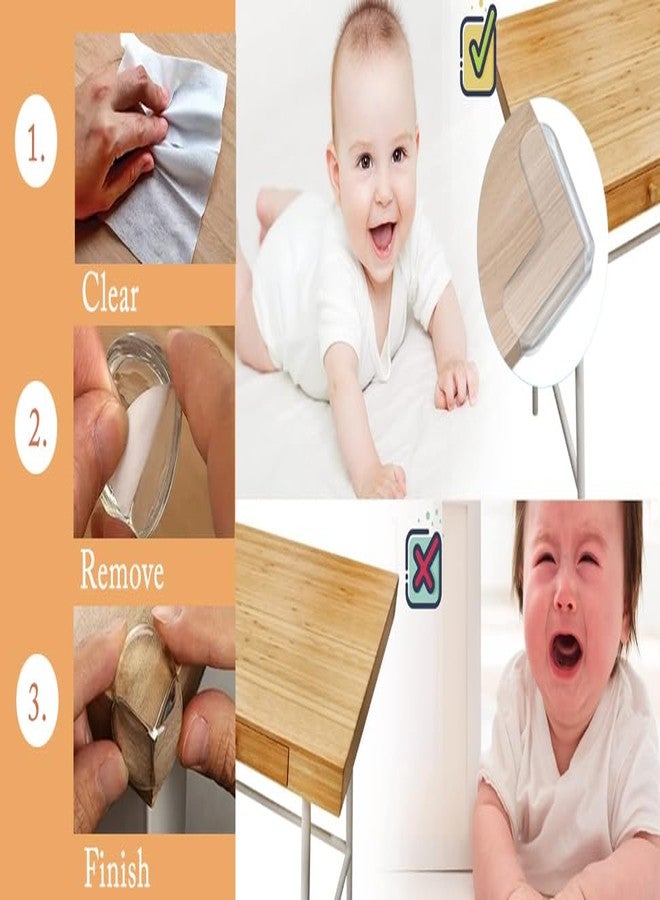 Ambdded® Baby Corner Protector -Transparent Edge & Corner Guards for Baby Safety (L-Shape, PACK-OF-20) - Image 4