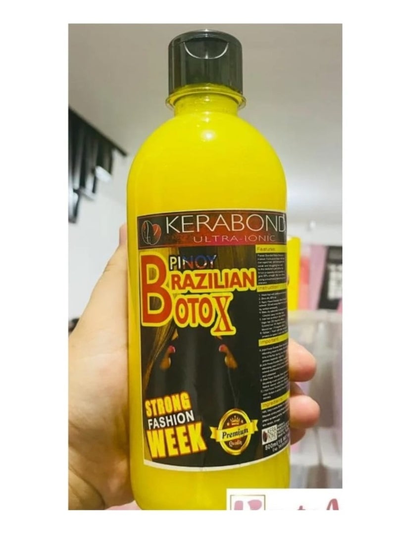 KERABOND - Kerabond Ultra Ionic Brazilian Botox Hair Treatment 500ml - Strong - Image 1