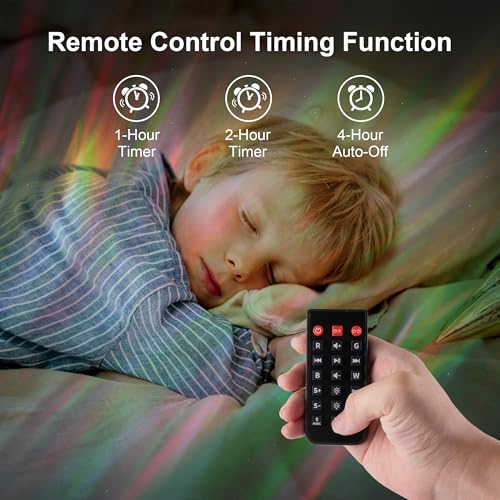RelaxPad Galaxy Projector,Northern Galaxy Light Aurora, Star Projector with Timer and Remote Control,Night Lights LED for Bedroom Room Decor, Gifts for Kids, Adults, Christmas, Birthday - Image 5