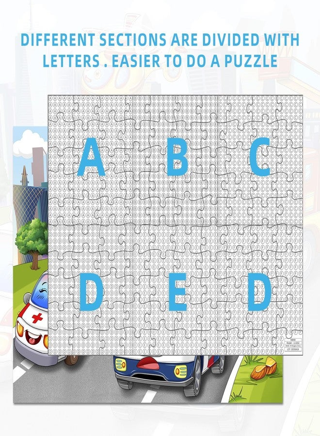 Nattork Jigsaw Puzzles 100 Pieces for Kids Youth Skiing Bunny - Pieces Fit Together Perfectly - Image 4