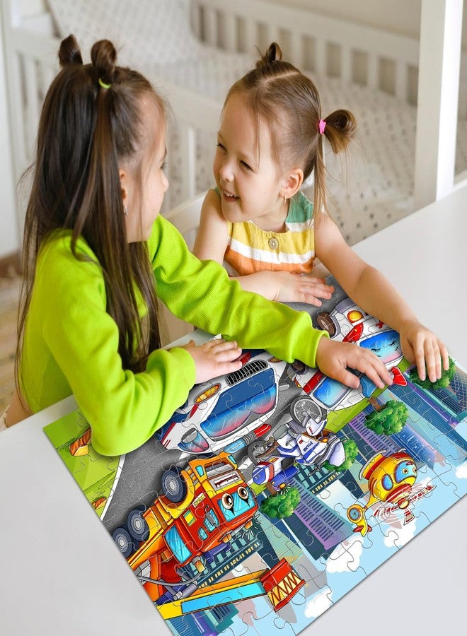 Nattork Jigsaw Puzzles 100 Pieces for Kids Youth Skiing Bunny - Pieces Fit Together Perfectly - Image 5