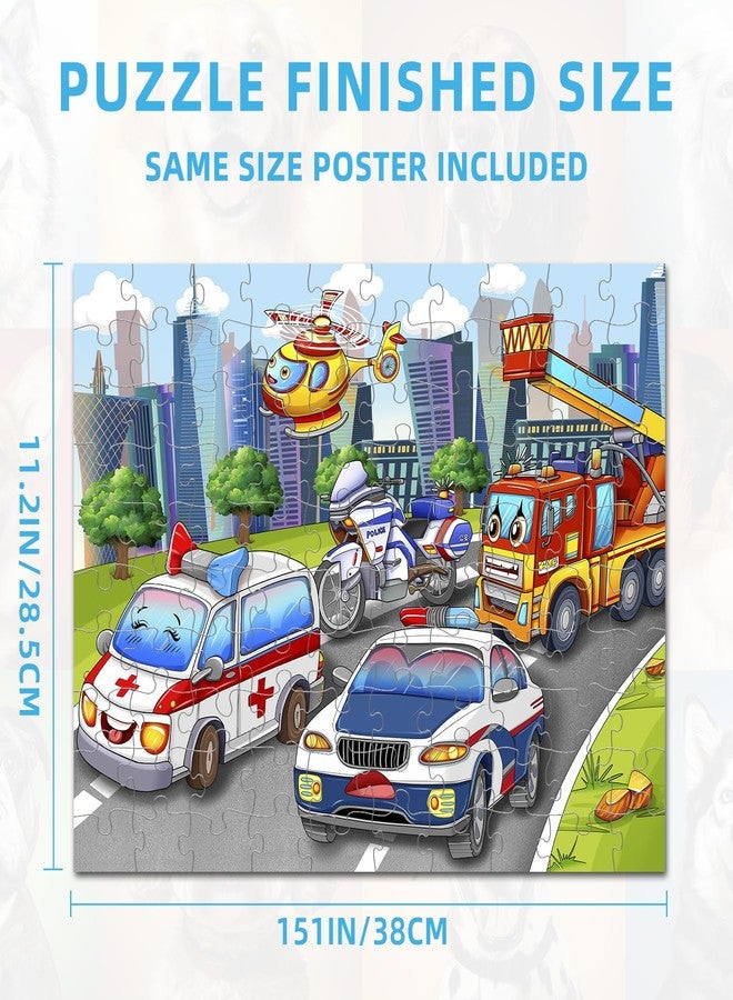 Nattork Jigsaw Puzzles 100 Pieces for Kids Youth Skiing Bunny - Pieces Fit Together Perfectly - Image 2