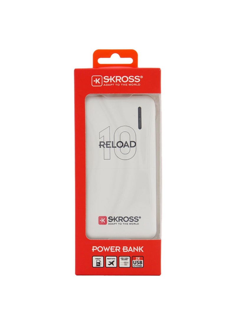 Skross Power Bank, 10000mAh, 2 Ports, White - 1400134 - pzsku/ZD26AEAA218A7A5DA7251Z/45/_/1723018805/69981b6c-24dd-462a-ba9b-3510af157e35