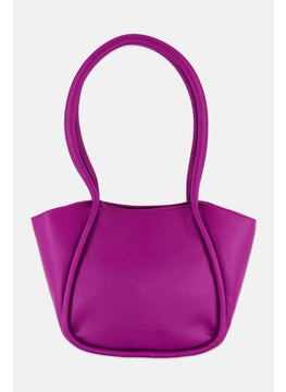 French Connection Women Plain Shoulder Bag 24 L x 24 H x 13 W cm, Dahlia  - Image 1