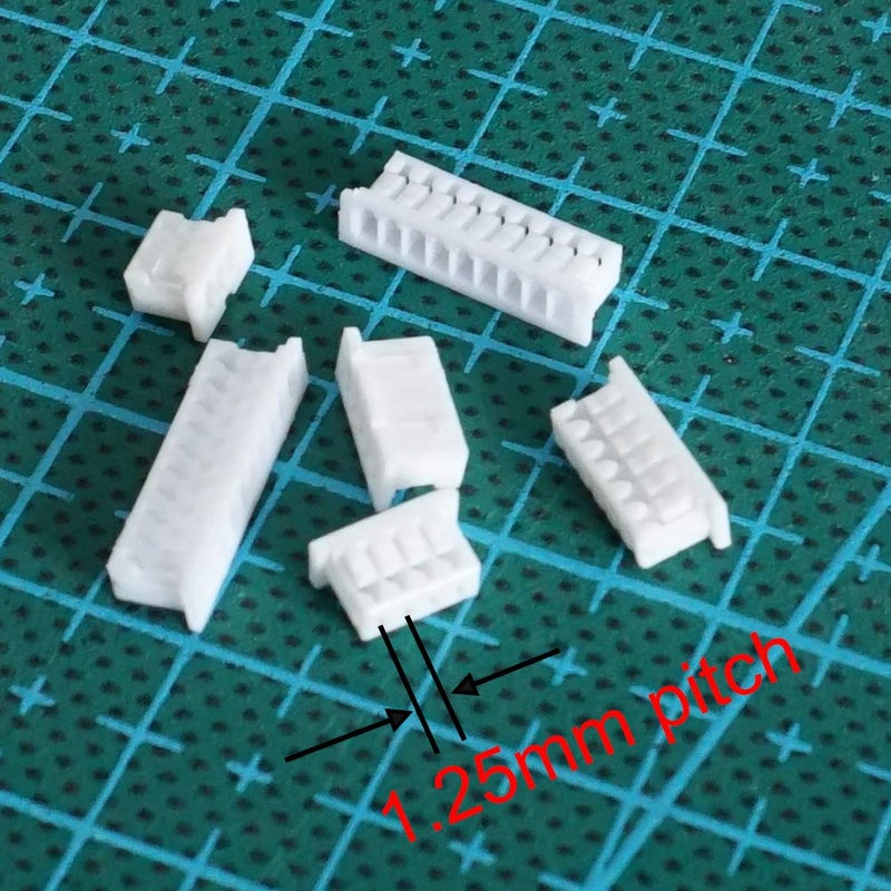 elechawk 1.25mm Pitch Connectors and Pre-Crimped Cables Compatible with JST Molex PicoBlade 1.25mm for Pixhawk Silicone 15cm Wire - Image 4