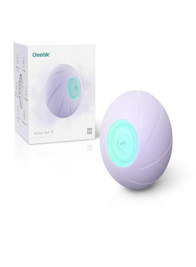 Cheerble لعبة تفاعلية ذكية للكلاب من تشيربل، كرة ويكيد بي إي، كرة متحركة دوارة ارتدادية أوتوماتيكية للكلاب المتوسطة الحجم للتخلص من الملل مع أضواء LED - Image 1
