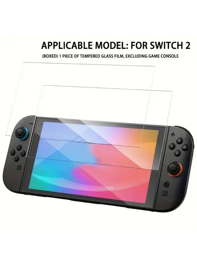 2pcs Tempered Glass Screen Protector for Switch 2 8 Inch High Definition Transparent Scratch Resistant Phone Case Friendly Bubble Free Easy To Install - Image 1