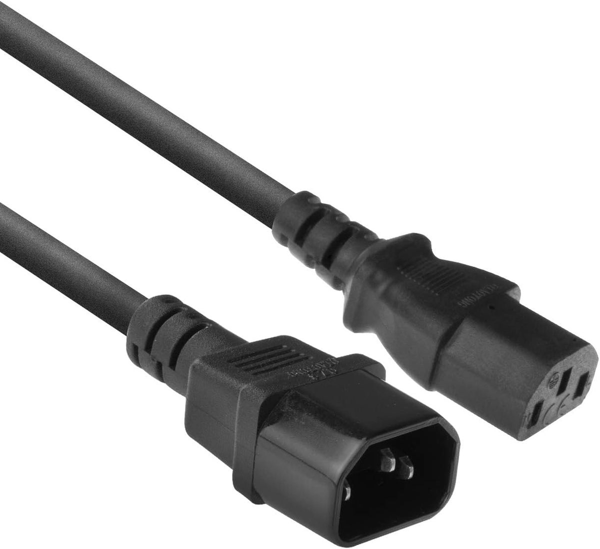 Pin Head Clogs ACT 3m C13 to C14 Extension Cable for Cold Devices, IEC Male to Female ...