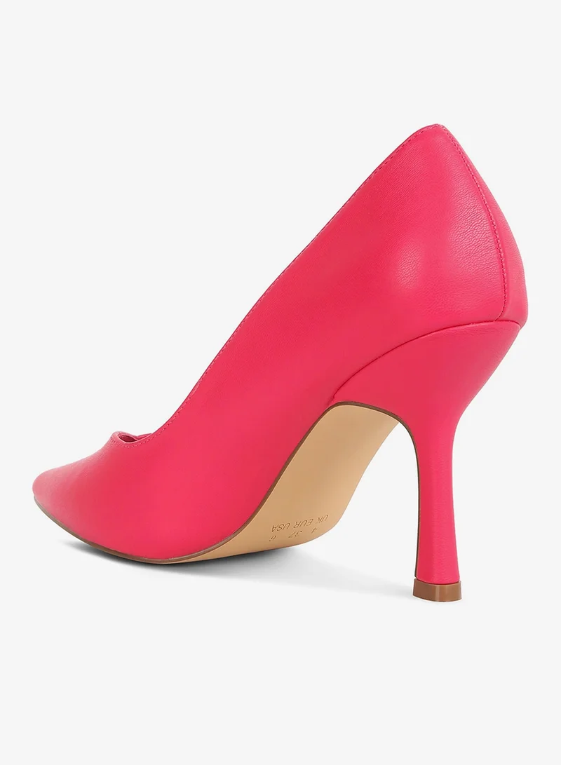 London Rag PINK Point Toe Stiletto Heeled Pumps in Pink for Women | Best Price UAE