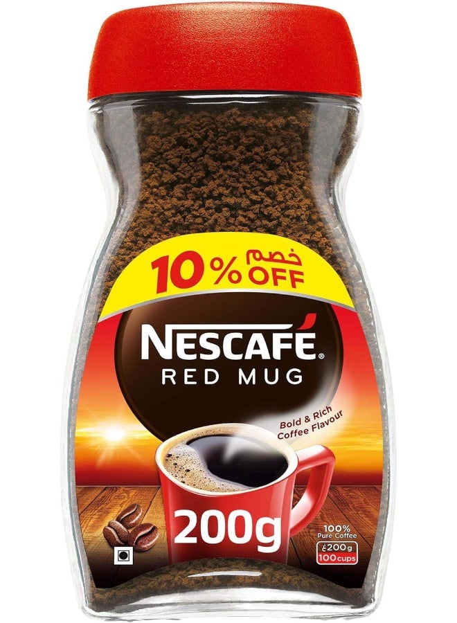 Nescafe Red Mug Instant Coffee 200grams Single - Image 1