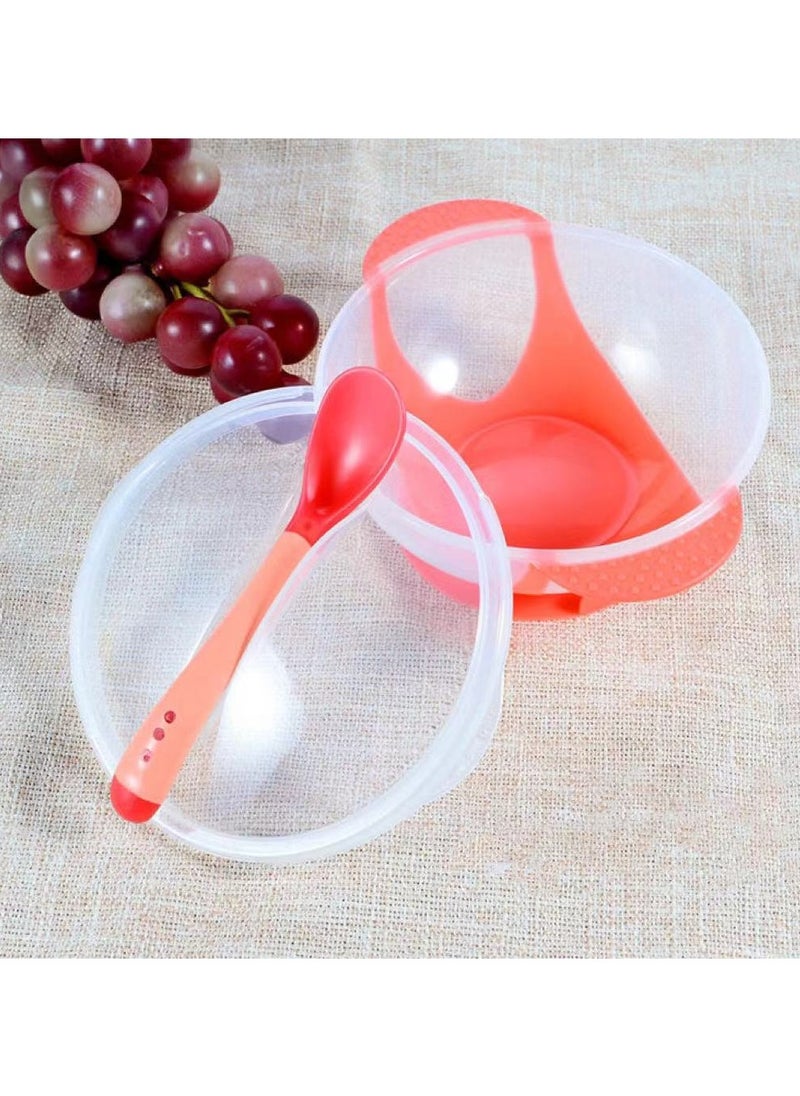 Goolsky Baby Bowl and Spoon Set, Unbreakable Children Bowls with Open Spout, Toddler First Feeding Supplies  - Image 4