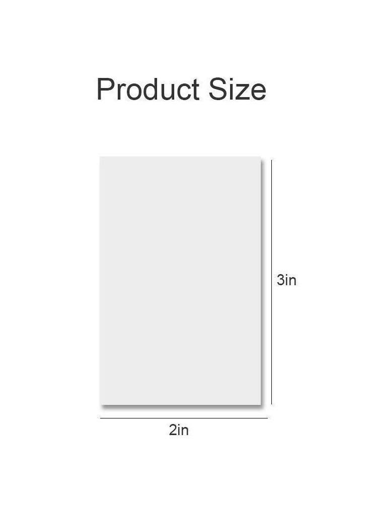 KASTWAVE - Transparent Sticky Notes Pad, 3x3" Waterproof Self-Adhesive Clear Memo Message Reminder, 10 Packs 500 Sheets (3 x 3 Inches) - Image 1