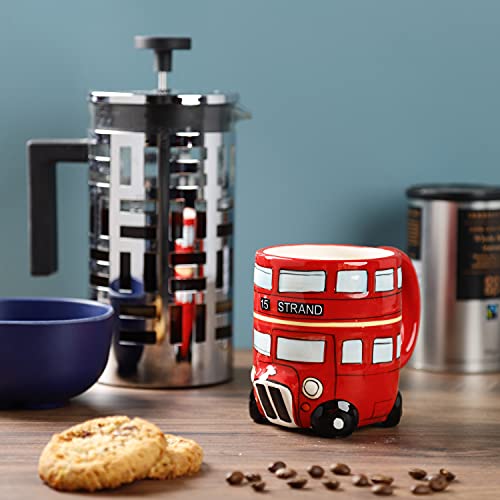 Puckator London Red Routemaster Bus Ceramic Shaped Mug Tea Coffee Hot Drinks Decorative Gift Box Home Kitchen Office Height 10cm Width 135cm Depth 85cm - Image 3