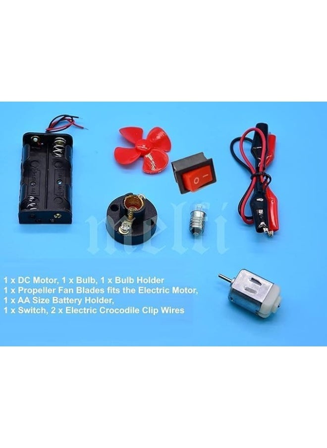 Biella Biella Electric Circuit Motor Project Startup Kit - Perfect for Science Experiments and DIY Learning  - Image 4