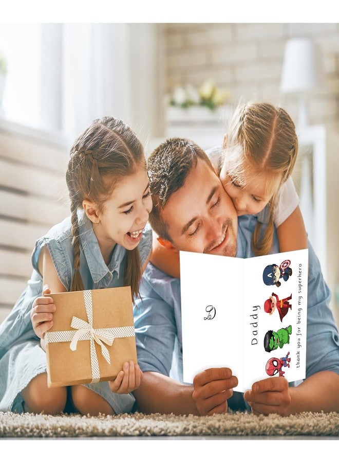 Londue Superhero Fathers Day Gift for Dad, Funny Father's Day Card from Daughter Son, Dad Birthday Gifts for Men -Thank You for Being My Superhero - Image 5