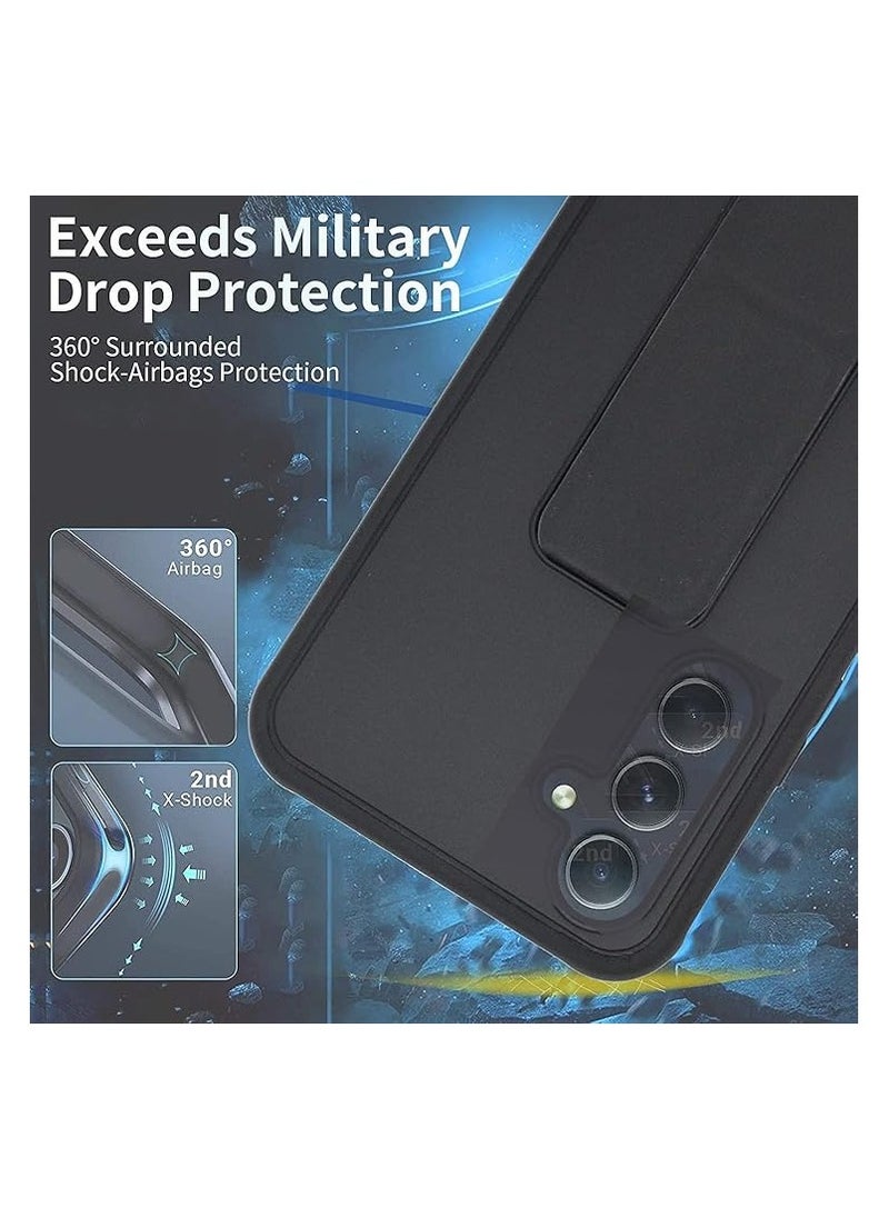 TWEGGON Samsung A56 Case, Protection Back Case with Stand for Samsung Galaxy A56 Black  - Image 4